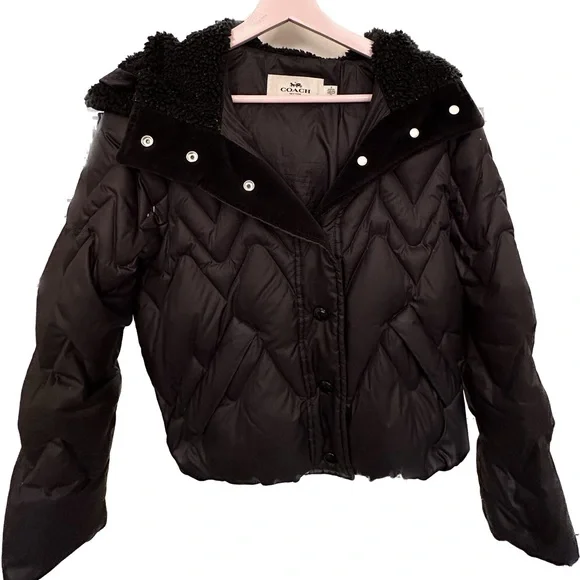 Black Authentic Coach Coat - Picture 4 of 4